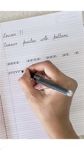 Lesson 11 easy cursive writing #calligraphy #shorts