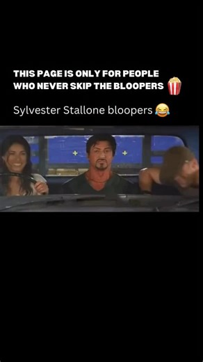 TV Show Bloopers | One specific Stallone-related blooper moment that actually appears in released gag reels comes from The Expendables 3 set, where Sylvester... | Instagram