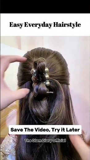 3 Easy Claw Clip Hairstyles ✨ Quick Hair Hacks #ClawClipHairstyle #HairTutorial #EasyHairstyle