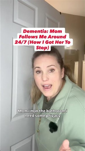 Dementia: Mom Follows Me 24/7 (How I Got Her to Stop) #dementia