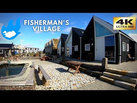 Fisherman's Village - Walking in Iceland [4K]