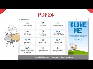PDF24: Solutions for all PDF problems Review | How to use PDF24