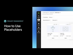 How to Use Placeholders in Houzz Pro | Keep Projects Moving While Finalizing Selections