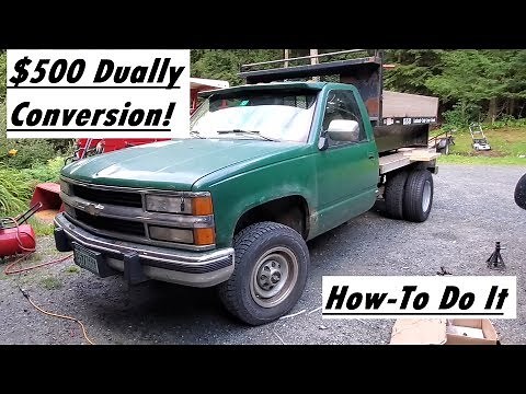 Turning My Truck Into A Dually The "Redneck" Way