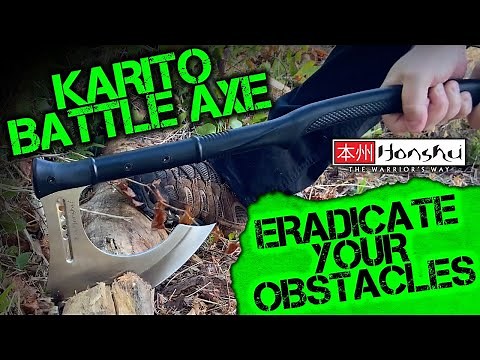 Eradicate Your Obstacles With The Honshu Karito Battle Axe!