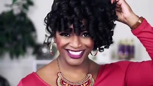 This simple roller set braid from Sumetra Reed is 💣 for holiday partays! (Psst … catch The Mane Choice on the Steve Harvey TV show today!) sallybeauty.com/themanechoice | Sally Beauty