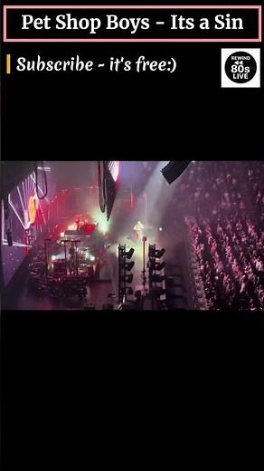 Pet Shop Boys ~ Its a Sin #80smusic #concert