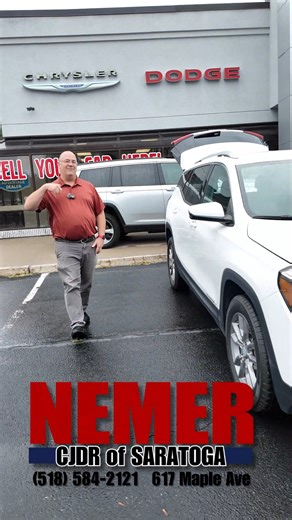  Joe’s showing off this 2024 GMC Terrain SLT — clean, spacious, and loaded with comfort. ✨ Highlights:  Just over 12k miles  Under $28k 晴 Leather & heated seats ⚡ AWD + ample charging  Power lift gate  Perfect for around town and long road trips  Nemer CJDR of Saratoga — 617 Maple Ave, Saratoga Springs  518-584-2121 ➡️ Come see Joe today! | Nemer Chrysler Jeep Dodge Ram of Saratoga | Facebook