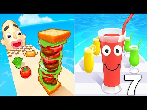 Sandwich Runner New Update 2026 – Juice Runner Battle GamePlay Ultimate Food GamePlay