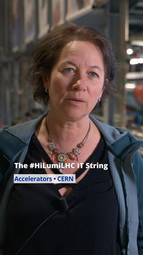 #HiLumiLHC : full-scale tests start 💫 Listen to Marta Bajko, Head of the High-Luminosity LHC Inner-Triplet (IT) String project, as she explains what will happen in the next weeks. The IT String is a place #AtCERN where many novel components are being tested collectively for #HiLumiLHC – the successor to CERN’s flagship accelerator. Find out more: https://home.cern/news/news/accelerators/hilumi-lhc-full-scale-tests-start | CERN