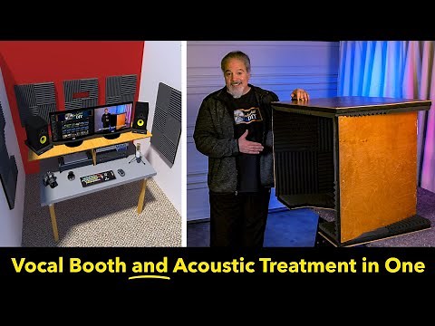 DIY Desktop Vocal Recording Booth - Converts to Acoustic Panels When Not in Use