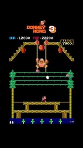 Donkey Kong 3 – 02 Classic Arcade Gameplay#shorts