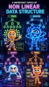 DSA EP-3 Non-Linear Data Structures |Tree,Graph #dsa #ai #coding #shorts #graph #ds #viral #trending