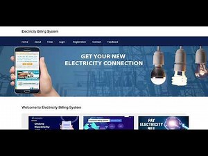 Electricity Billing System - Java Spring Boot Angular JWT Euraka Server Project