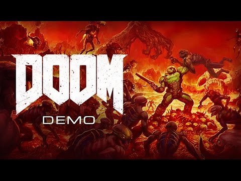 DOOM demo full playthrough - PC gameplay - all collectibles (no commentary)