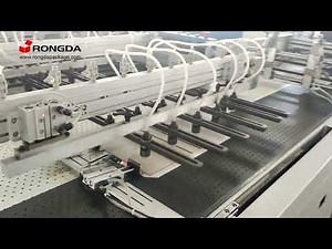 RONGDA Automatic Case Maker for rigid box book style box book cover/cover making machine