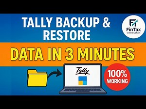 Easiest Way to Backup & Restore Tally Data (2025) Guide
