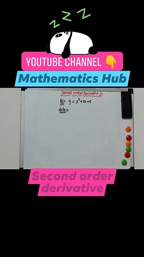 Second order derivative #derivatives #calculus #maths #viralreelsfb | Mathematics Hub