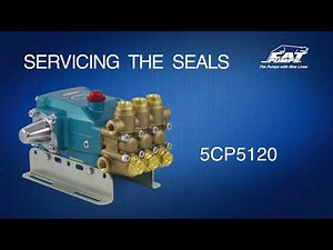 CAT Pump Repair: Servicing Seals Cat Pumps Model 5CP5120