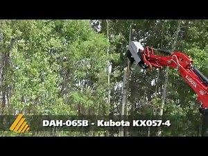 DAH-065B - Kubota KX057-4 - DENIS CIMAF inc. - Industrial Forestry Mulchers
