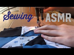 ASMR Sewing | No talking | Cutting Fabric, Sewing Machine, etc.