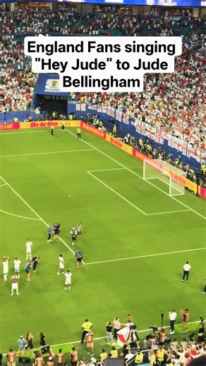 England Fans singing "Hey Jude" to Jude Bellingham #bellingham #heyjude #judebellingham #england