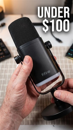 UNDER $100? YES! Fifine AM8 Mic #shorts