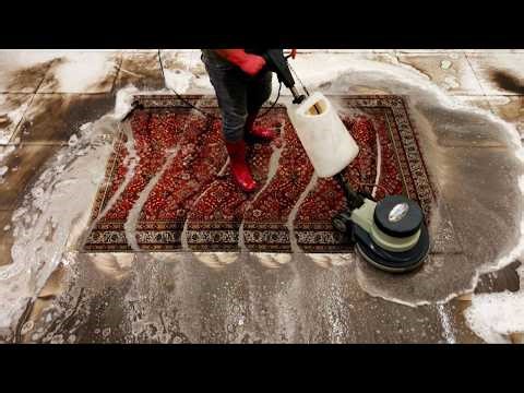 Magnificent transformation from mud to shine - satisfying carpet cleaning