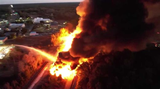 State of emergency declared after thousands of used railroad ties caught fire at property in Dunnellon