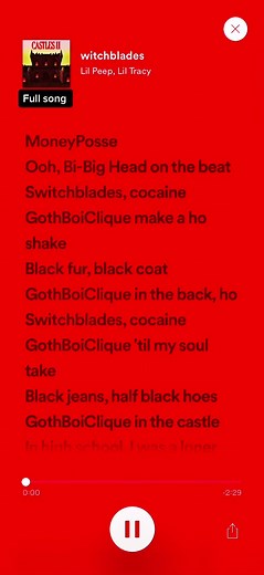 Discover Lil Peep's Witchblades: Full Song and Lyrics