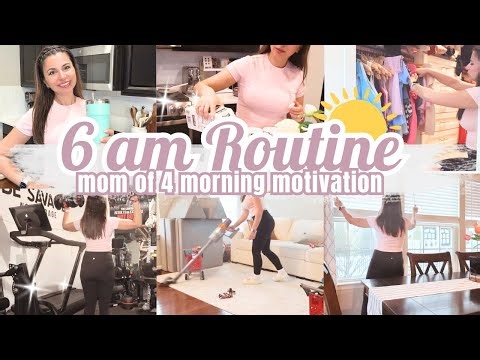 6AM REALISTIC MOM OF 4 MORNING ROUTINE 2026☀️ | SAHM MOTIVATION