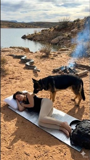 Girl narrowly escapes python #shorts #trending #viral #funny #emotional