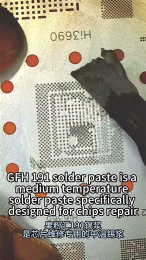 Chip repair, solder paste is crucial#repair #tools #viral #chip #soldering #fix
