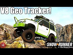 SnowRunner: This V8 SWAPPED Geo Tracker Will Climb Almost ANYTHING!