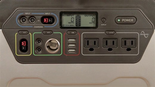 Watch Goal Zero Yeti 1250 Portable Power Station with Roll Cart, 1200Wh Chainable Home Battery Backup G... on Amazon Live