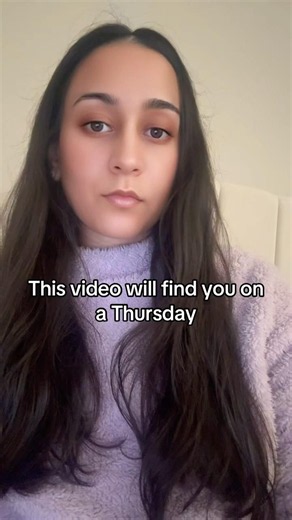 This video will find you on a Thursday