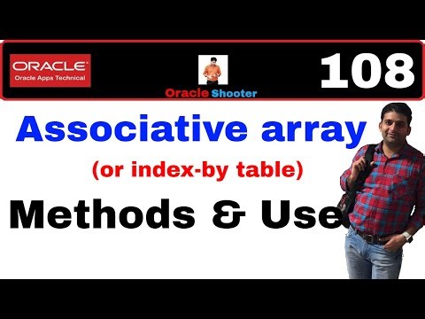 Apps Technical 108: Methods with Associative array (or index-by table) Collection