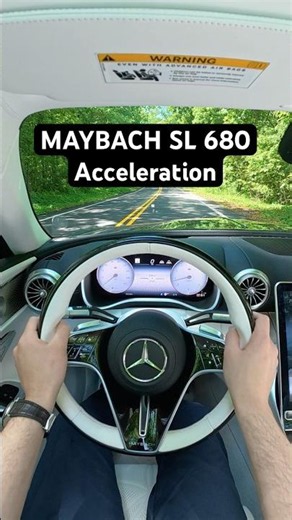 2026 Mercedes-Maybach SL 680 Acceleration
