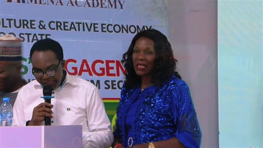 RECOGNITION AWARD: Special thanks to the Ministry of Arts, Culture & Creative Economy And Amena Academy for hosting this impactful stakeholders’ event. We are deeply honored by the recognition award presented to VisitEdo and remain committed to advancing arts, culture, and tourism in Edo State. Amena Academy Edo State Tourism Agency #edototheworld #Edo #benin #travel #tourism