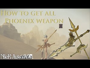 How to find all Phoenix weapons - NieR Automata