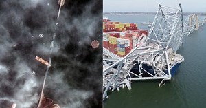 Distressing Video Shows The Moment S'pore-Flagged Ship Collapsed A Bridge In US