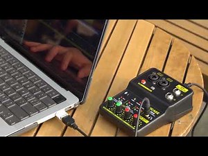 SONICAKE QAI-100: 2-Channel Mixing Console Audio Mixer for PC Recording/DJ Studio