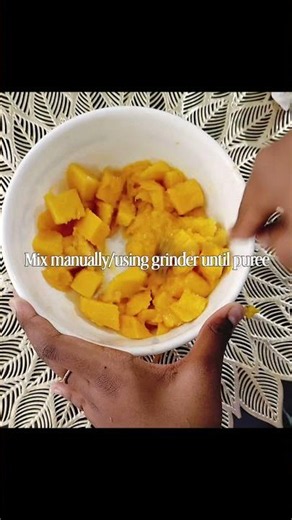 4 ingredient easy mango desert recipe #food #recipe