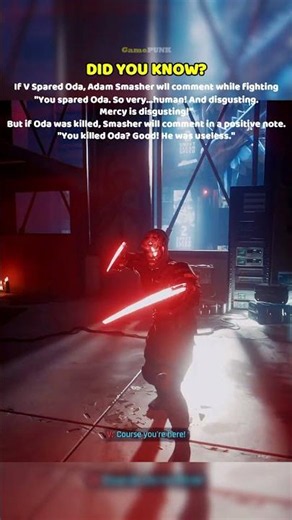 Adam Smasher’s ALTERNATE dialogue about Oda 🗣️✊ #cyberpunk2077 #cdprojektred #cyberpunk