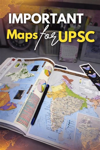 IMPORTANT MAPS for UPSC 🔥 | Geography Must-Revise #UPSC #IAS #Shorts