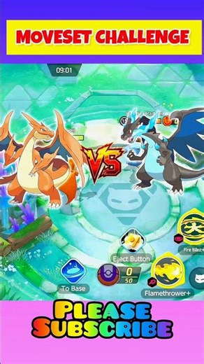 🔥 MEGA CHARIZARD Y 🆚 MEGA CHARIZARD X | #pokemonunite #shorts