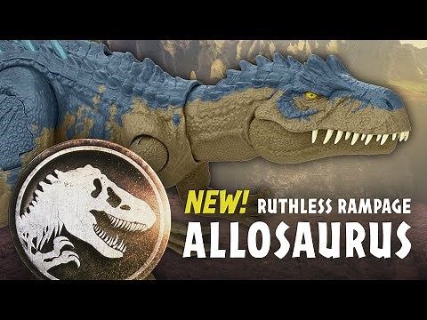 TOY REVEAL: Ruthless Rampage Allosaurus — Mattel Jurassic World Epic Evolution / collectjurassic.com