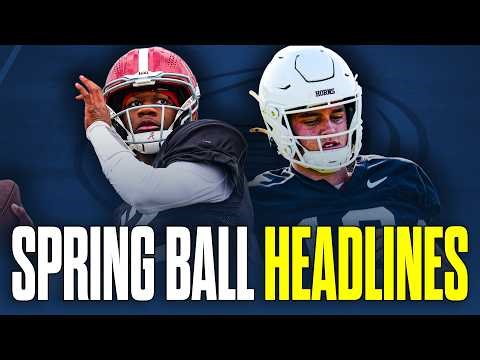 The Biggest Spring Practice Storylines in College Football