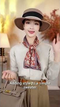 8 Elegant Scarf Knots #lifetips #lifehacks #fyp #youtube #ootd