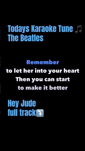 The Beatles | Hey Jude | Karaoke 🎤